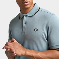 Fred Perry Twin Tipped T-Shirt Stockport Blue / Warm Stone - Black