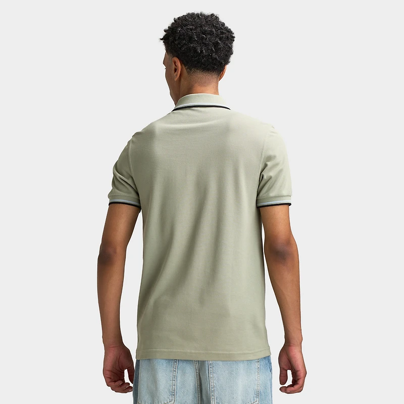 Fred Perry Chemise à double liseré Noir / Bleu Foncé