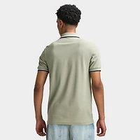Fred Perry Chemise à double liseré Noir / Bleu Foncé