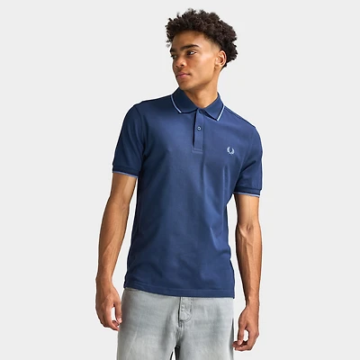Fred Perry Twin Tipped Shirt Tennis Blue / Ace Navy