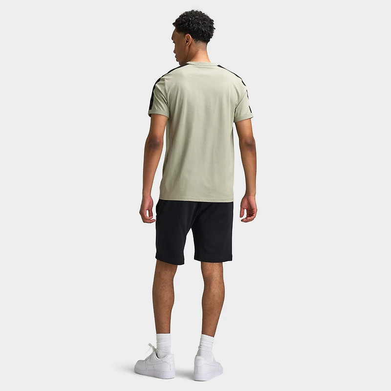 Fred Perry Contrast Tape Ringer Shirt / Seagrass