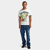 Ed Hardy Skull Heart Baggy Jeans / Indigo