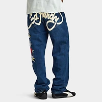 Ed Hardy Skull Heart Baggy Jeans / Indigo