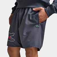 Lacoste Croc Wrap Swim Short Asphalt