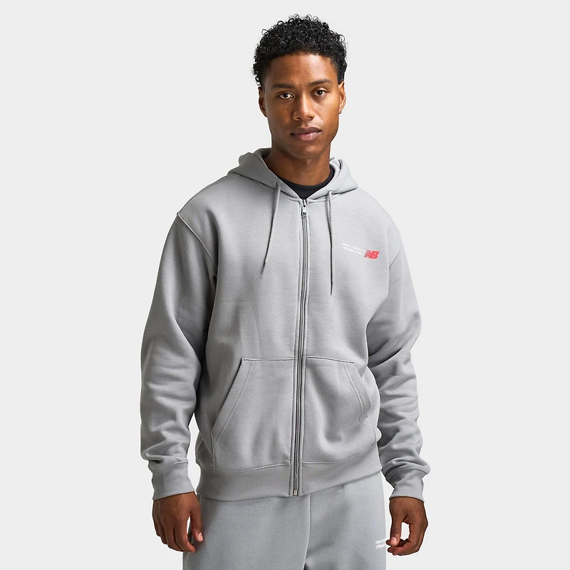 New Balance Tone Logo FZ Hoodie/Grey