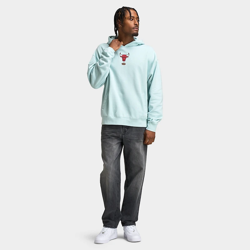 Mitchell & Ness Bulls Arch Boxy Hoodie / Baby Blue