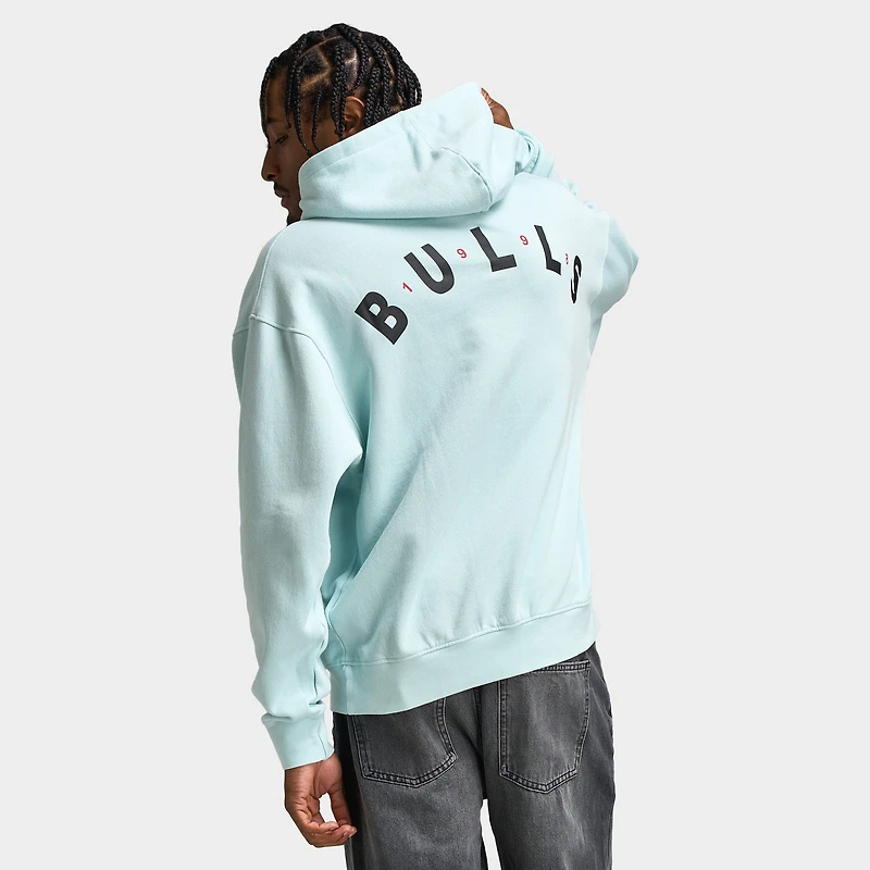 Mitchell & Ness Bulls Arch Boxy Chandail à capuche / Bleu clair
