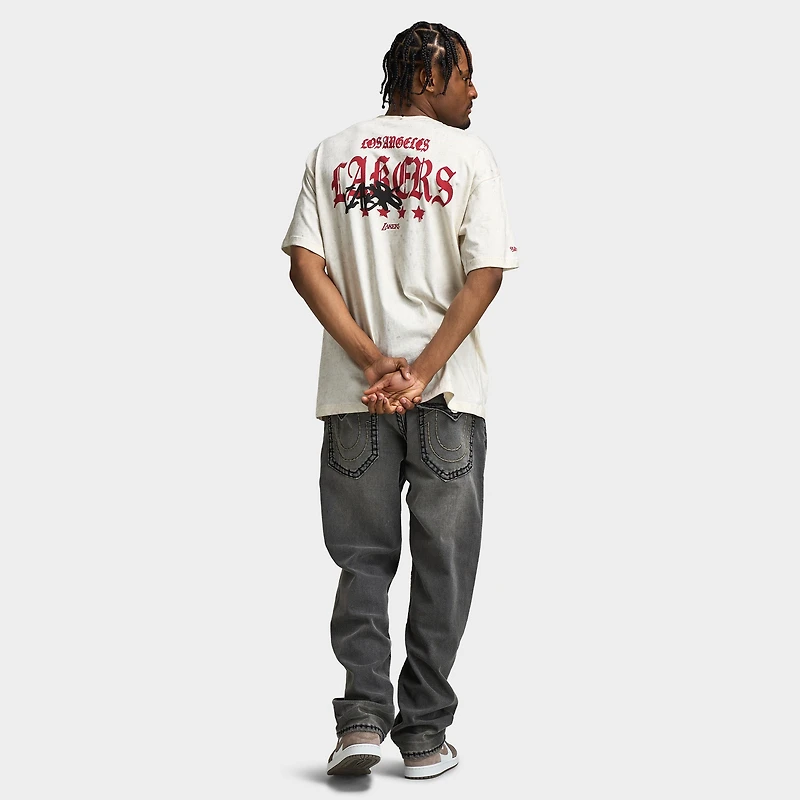 Mitchell & Ness Lakers Star Boxy T-shirt Graphique / Blanc