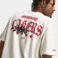 Mitchell & Ness Lakers Star Boxy T-shirt Graphique / Blanc