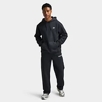 New Balance Tone Logo Open Hem Pants / Black