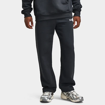 New Balance Tone Logo Open Hem Pants / Black