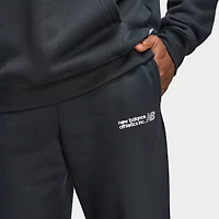 New Balance Tone Logo Open Hem Pants / Black