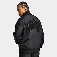Criminal Damage en Micro-Sherpa et Nylon Veste de survêtement  / Noir