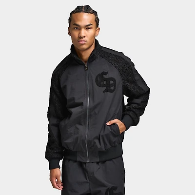 Criminal Damage en Micro-Sherpa et Nylon Veste de survêtement  / Noir