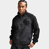 Criminal Damage en Micro-Sherpa et Nylon Veste de survêtement  / Noir