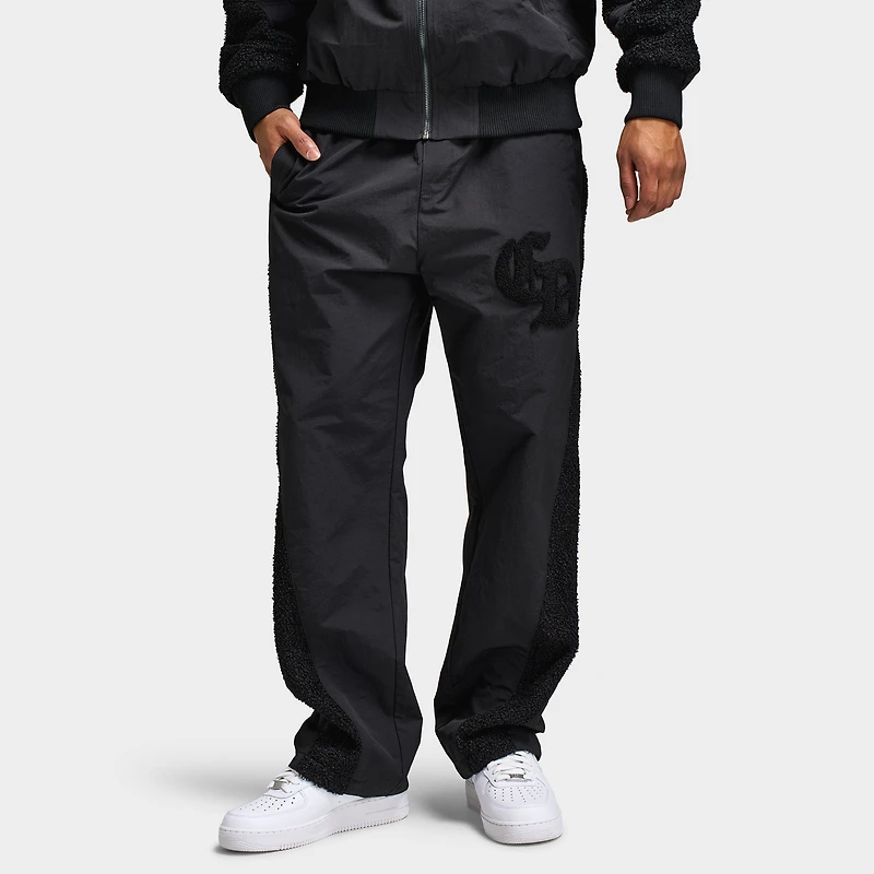 Criminal Damage Pantalon de survêtement en Micro-sherpa et Nylon / Noir