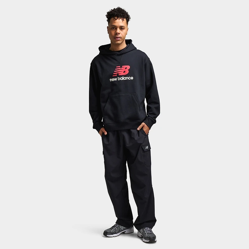 New Balance Athletics French Terry Logo Hoodie / Black