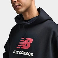 New Balance Athletics French Terry Logo Hoodie / Black