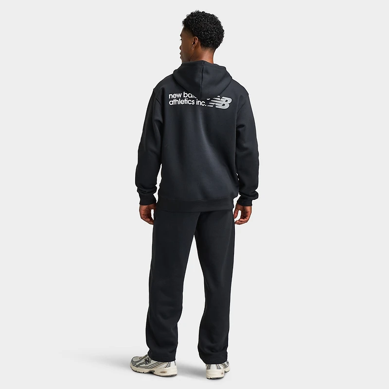 New Balance Tone Big Logo Hoodie / Black
