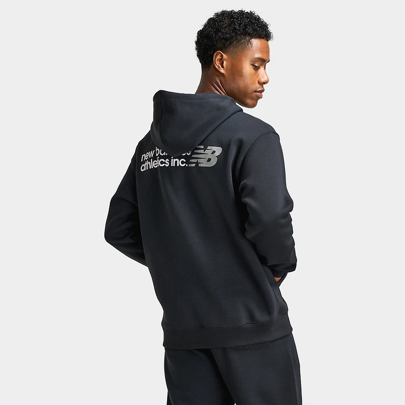 New Balance Tone Big Logo Hoodie / Black