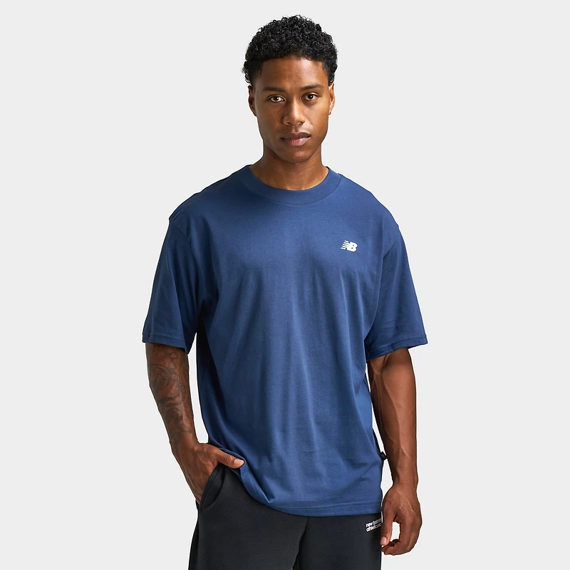New Balance Oversized Logo Graphic T-Shirt / Navy