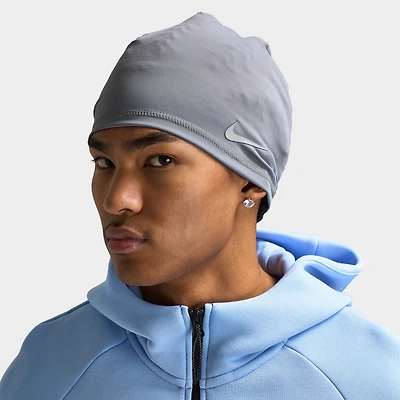 Nike Dri-Fit Peak Uncuffed Beanie Smoke Grey / Silver