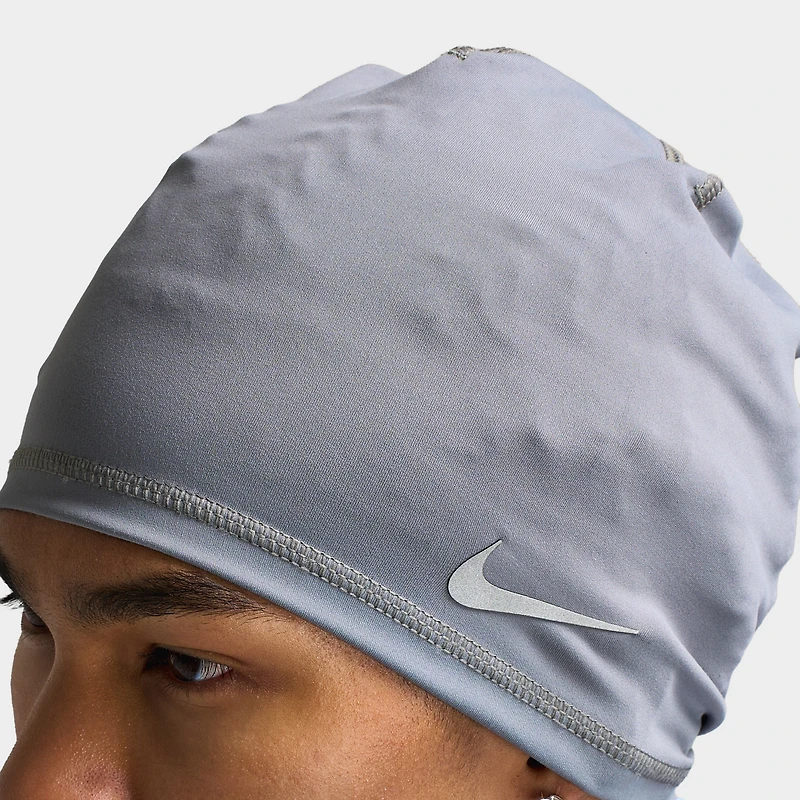 Nike Dri-Fit Peak Uncuffed Beanie Smoke Grey / Silver