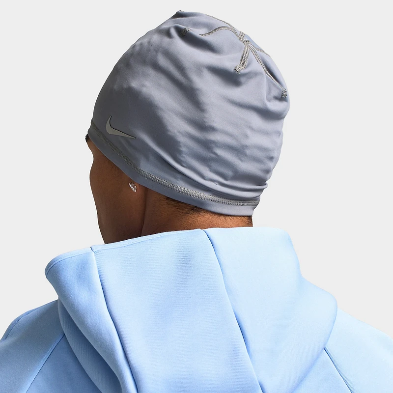 Nike Dri-Fit Peak Uncuffed Beanie Smoke Grey / Silver