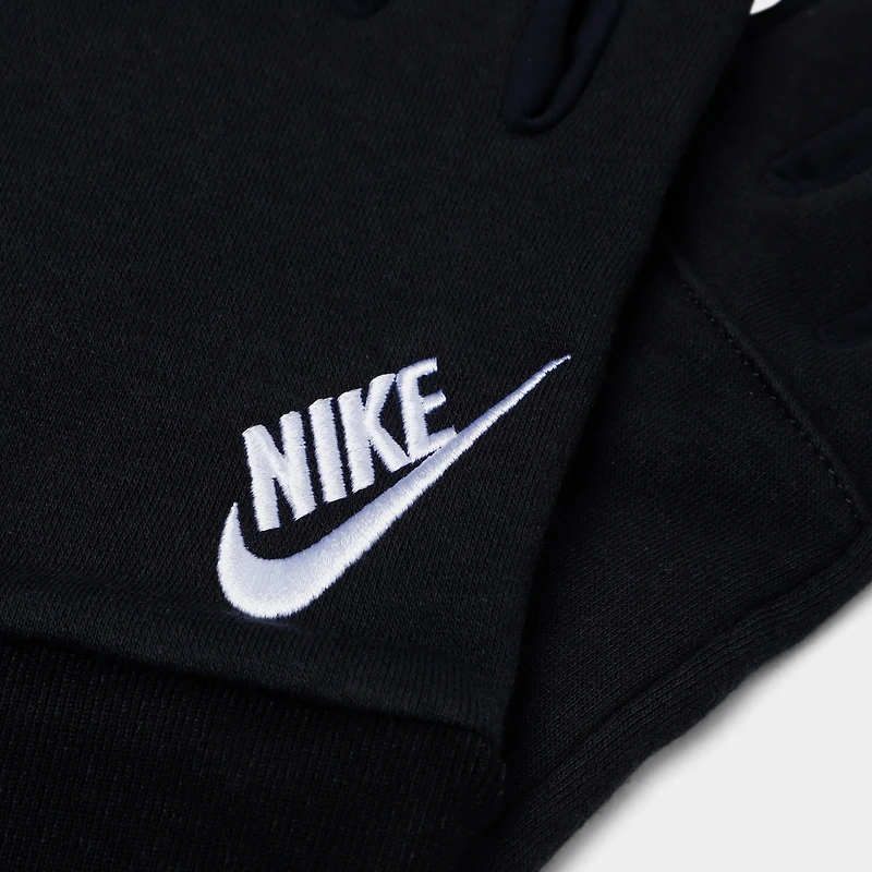 Nike Sportswear Juniors' Club Fleece Tech Gloves Black / - White
