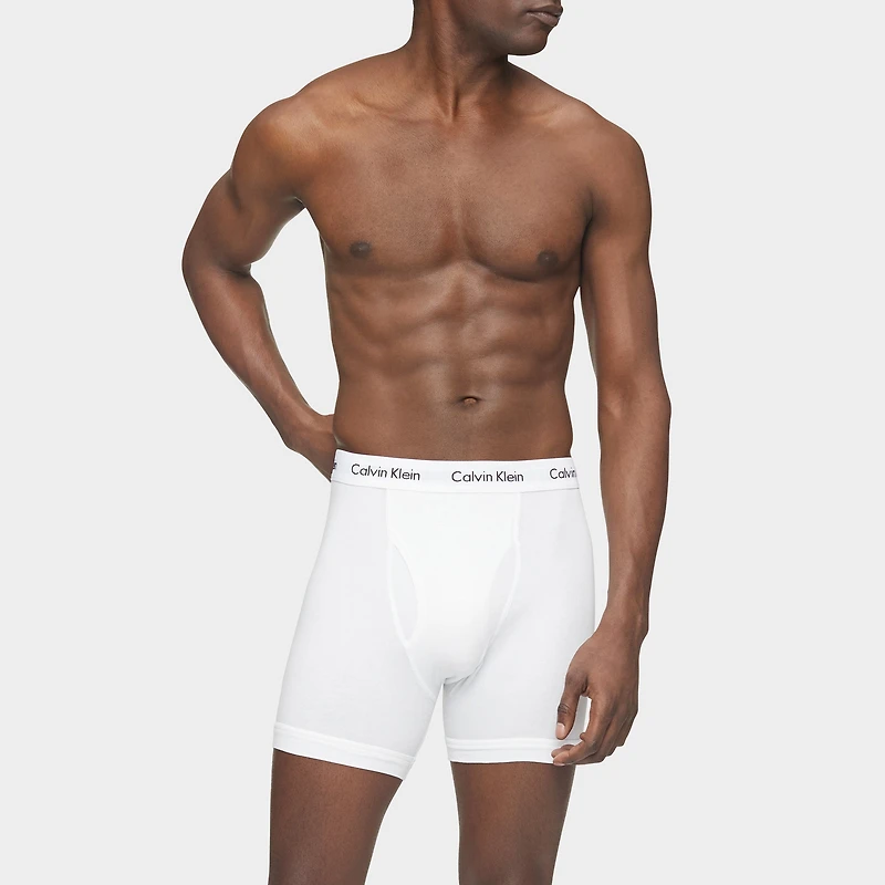 Calvin Klein Cotton Stretch Boxer Brief (3-Pack) / White