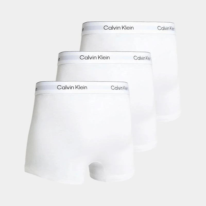 Calvin Klein Boxer Icon en Coton Extensible (Lot de 3) / Blanc