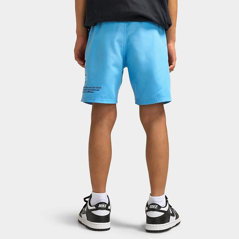 Nike Junior Boys' Stacked Logo Swim Shorts / University Blue