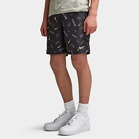 Nike Junior Short de bain AOP Noir / Volt