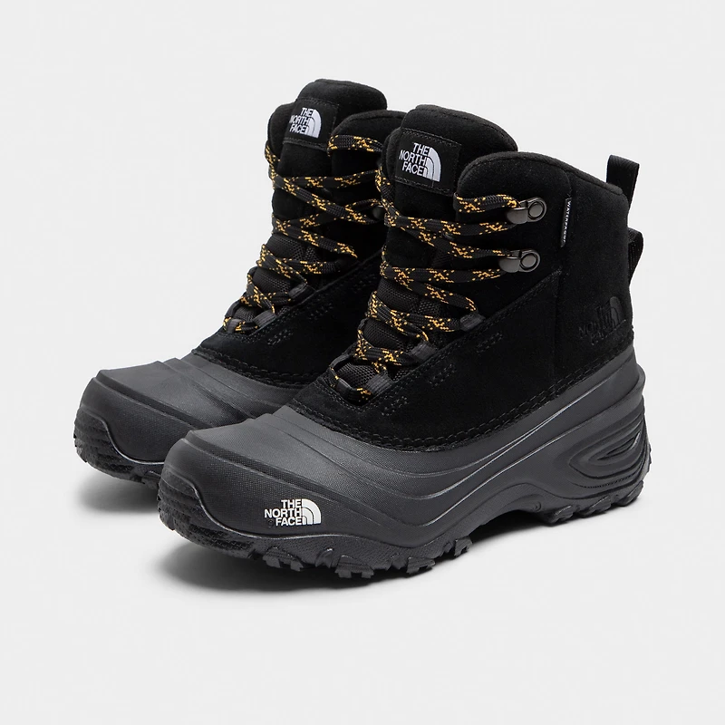 The North Face Juniors' Chilkat V Lace Waterproof Boot TNF Black /