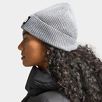 The North Face Logo Box Cuffed Beanie / TNF Heather Grey