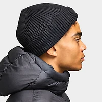 The North Face Logo Box Cuffed Beanie / TNF Black