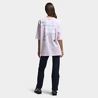 The North Face Femmes t-shirt surdimensionné Gradient Flow / Pâle