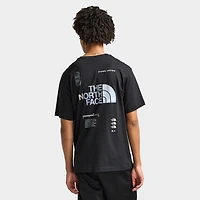 The North Face Bal Comp Oversized Graphic T-shirt / TNF Black
