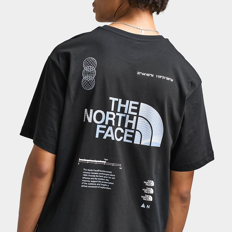 The North Face Bal Comp Oversized Graphic T-shirt / TNF Black
