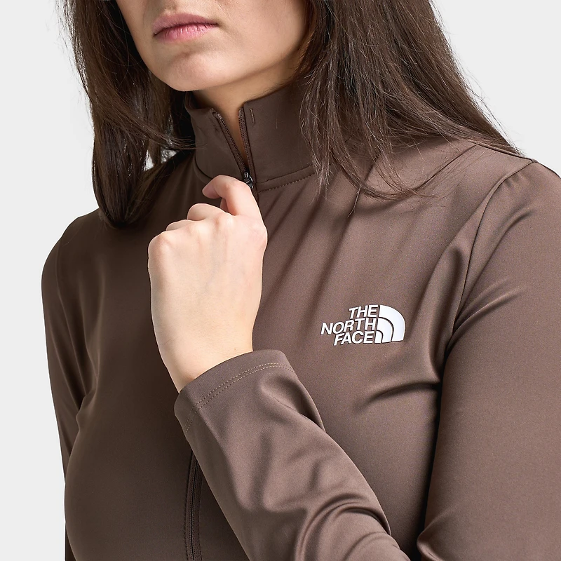 The North Face Femmes Performance Simple zippé  / Marron fumé