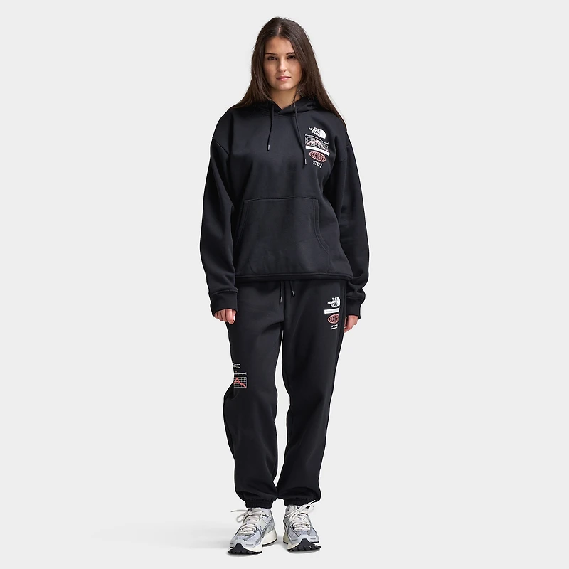 The North Face Femmes Chandail à Capuchon Surdimensionné Multi Tek / Noir