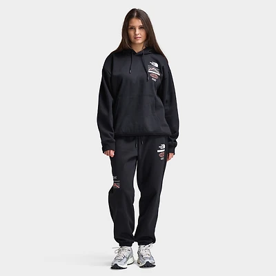 The North Face Femmes Chandail à Capuchon Surdimensionné Multi Tek / Noir