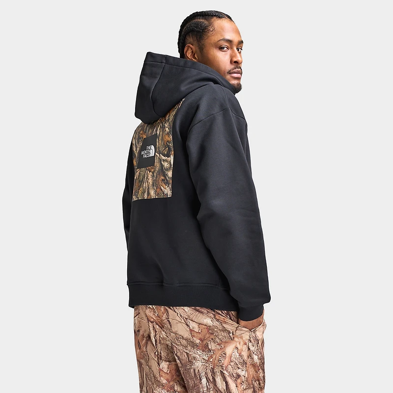 The North Face Chandail à Capuchon Surdimensionné Poids lourd Forest / TNF Noir