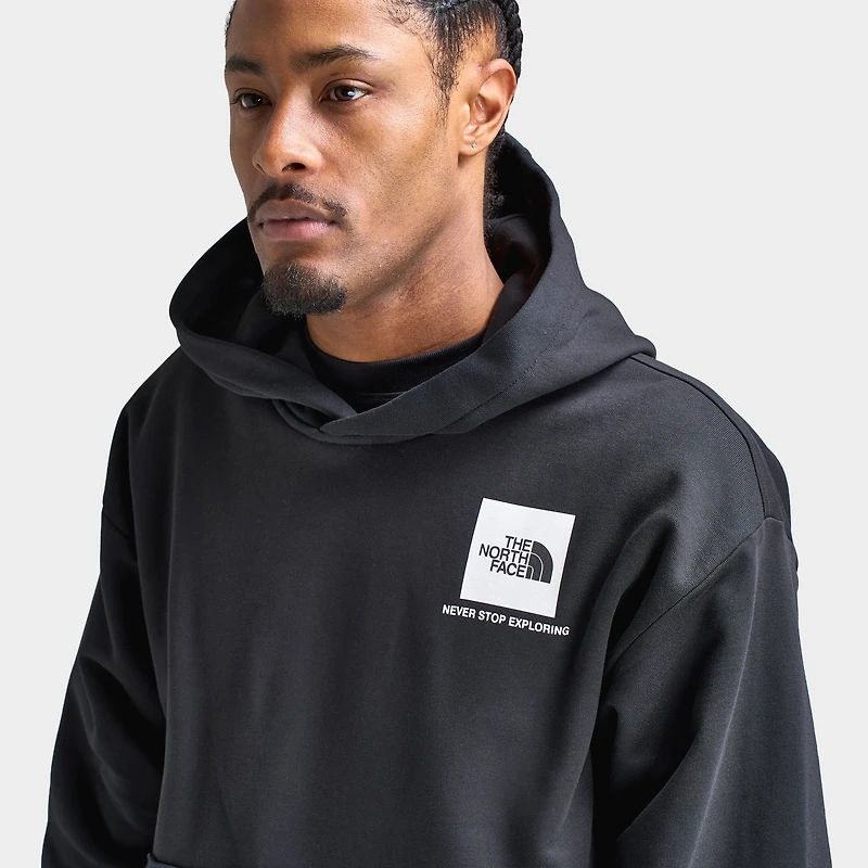 The North Face Chandail à Capuchon Surdimensionné Poids lourd Forest / TNF Noir