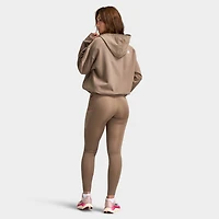 The North Face Femmes Grid Chandail à Capuchon Boxy / Grenat