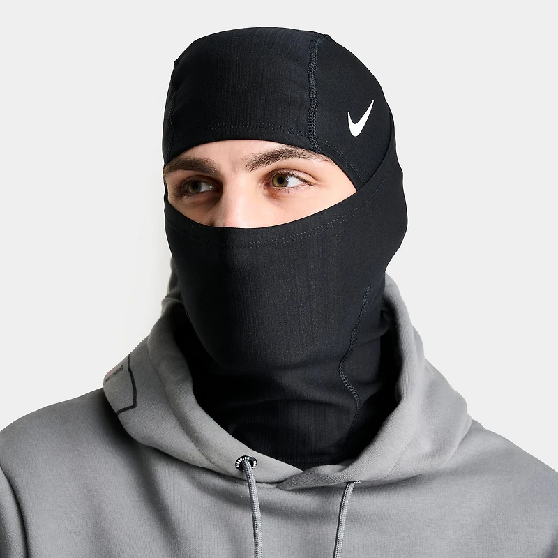 Nike Pro Hyperwarm Hood Black / Black - White