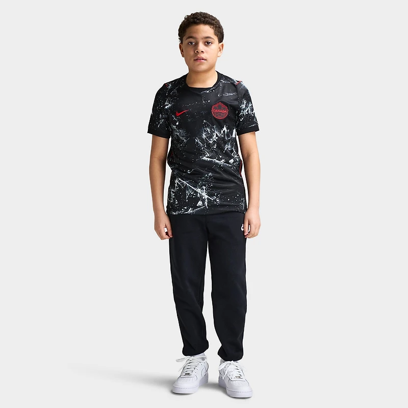 Nike Juniors' Stadium Replica Jersey Away / Black