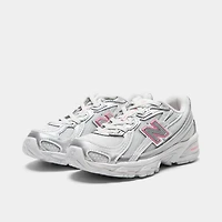 New Balance Children's 740 Silver Metallic / Signal Pink