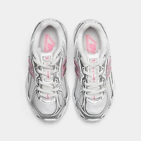 New Balance Children's 740 Silver Metallic / Signal Pink