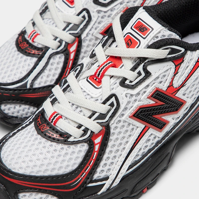 New Balance Enfants 740 Blanc / Noir - Rouge